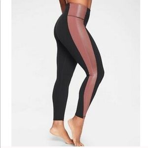 Athleta Salutation Colorblock Leggings size small